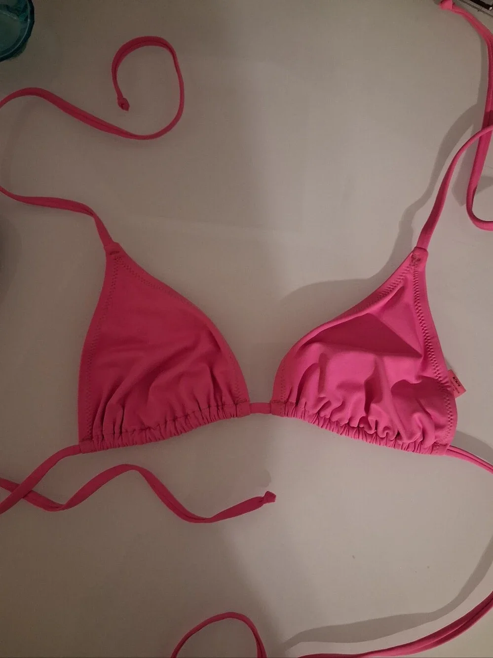 SKIMS TAFFY Triangle Bikini Top M